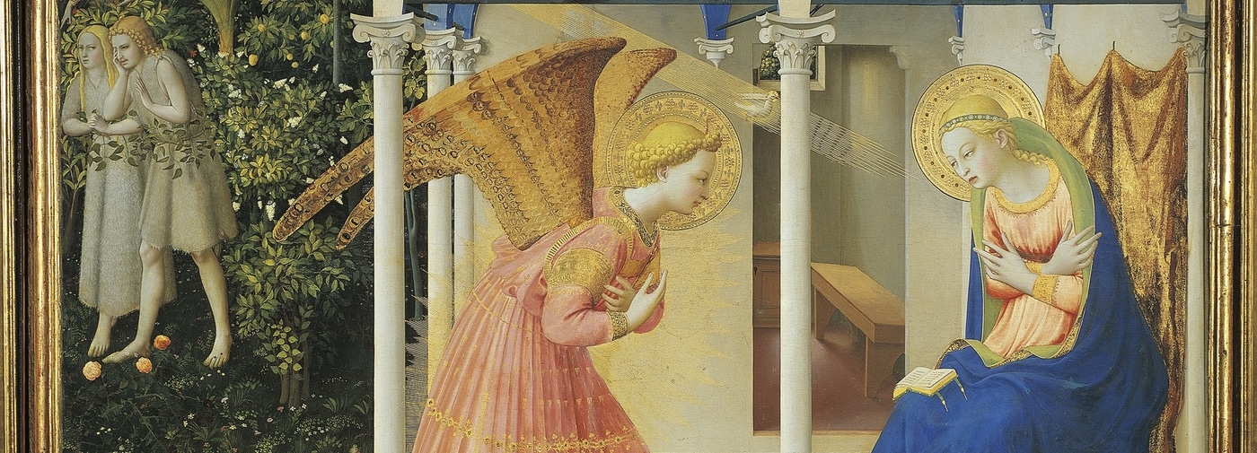 l’ange Gabriel s’adresse à Marie